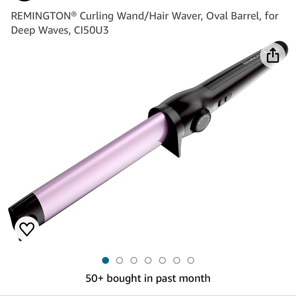 Remington Curling Wand/Hair Waver, deep waves